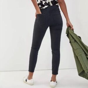 Anthropologie Pilcro High Rise Ankle Skinny Jeans Pants in Charcoal